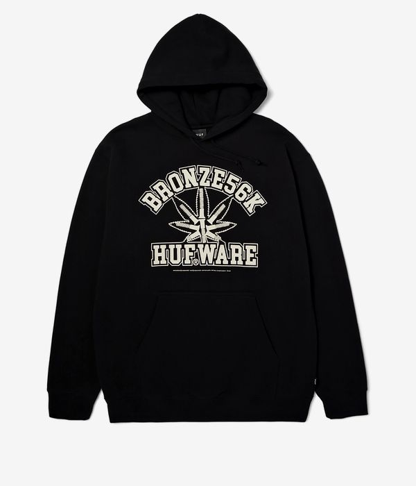 HUF x Bronze 56k Plantware Hoodie (black)