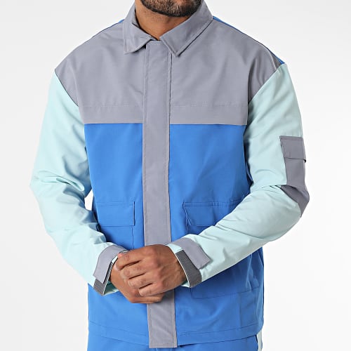 Ensemble Cargo KL-2096 Bleu Gris