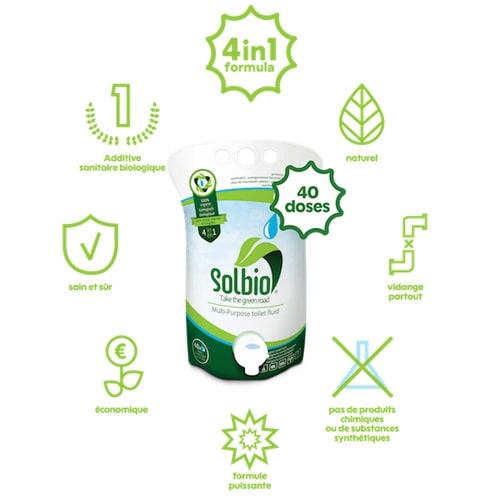 SOLBIO Original 1.6L additif sanitaire biologique 4 en 1