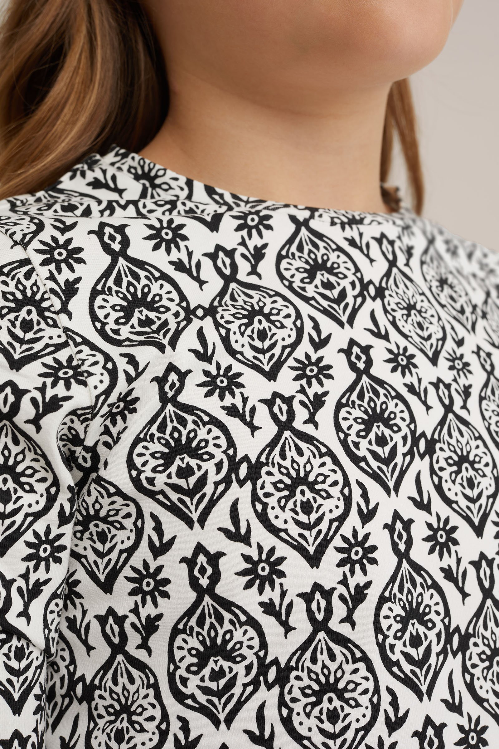 Meisjes T-shirt met dessin WE Fashion Zwart