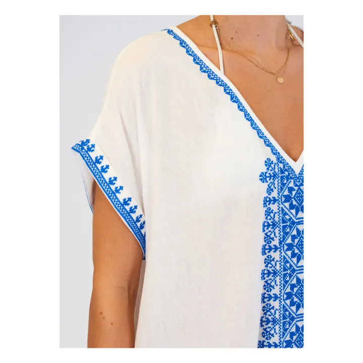 M.A.B.E. Robe Longue Serra | Bleu