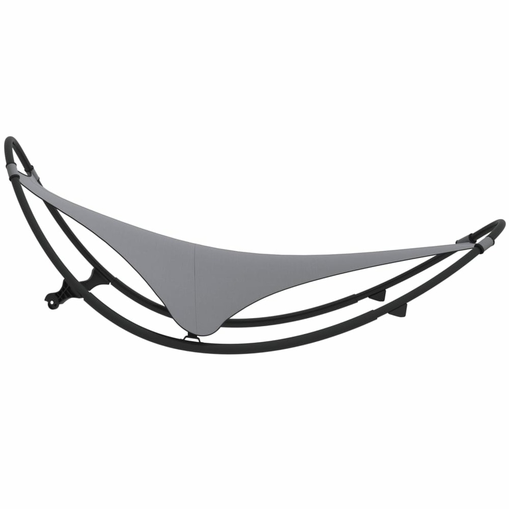 Transat design chaise longue bain de soleil lit de jardin terrasse meuble d'extérieur à bascule avec roues acier et textilène