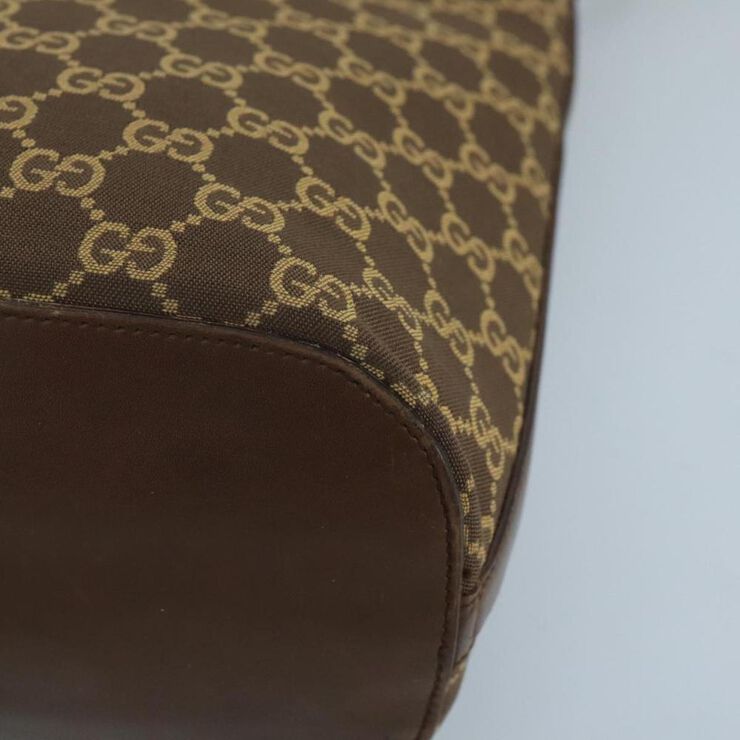 Gucci Vintage Gucci Shoulder Bag Brown