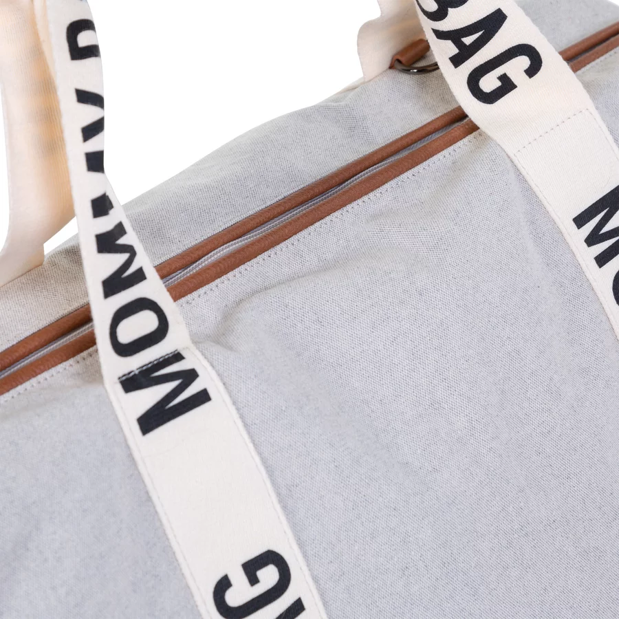 CHILDHOME Mommy Bag Signatur Canvas offwhite
