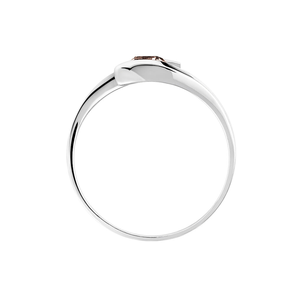 Bague Tiphaine Or Blanc Quartz