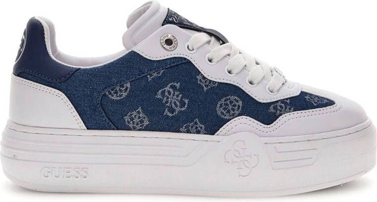 GUESS Dames Sneakers Swole2 Denim Blue Jeansblauw