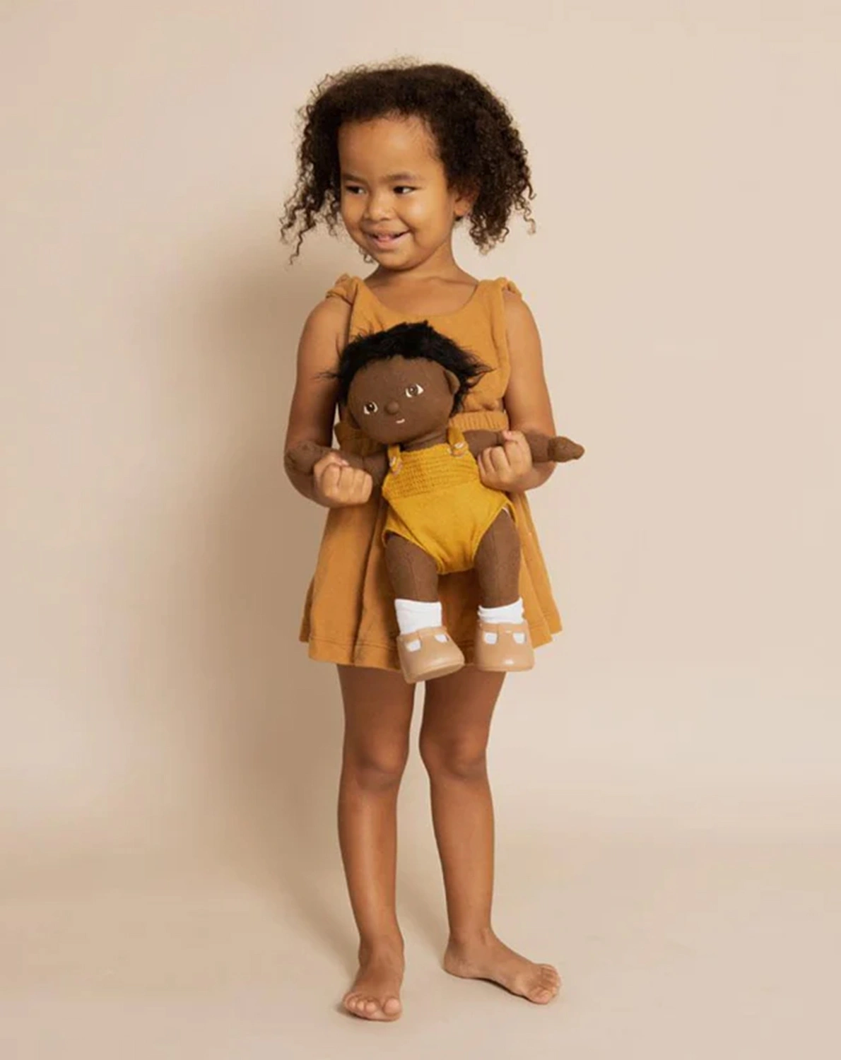 Stoffpuppe  DINKUM - TINY (35cm) in honey