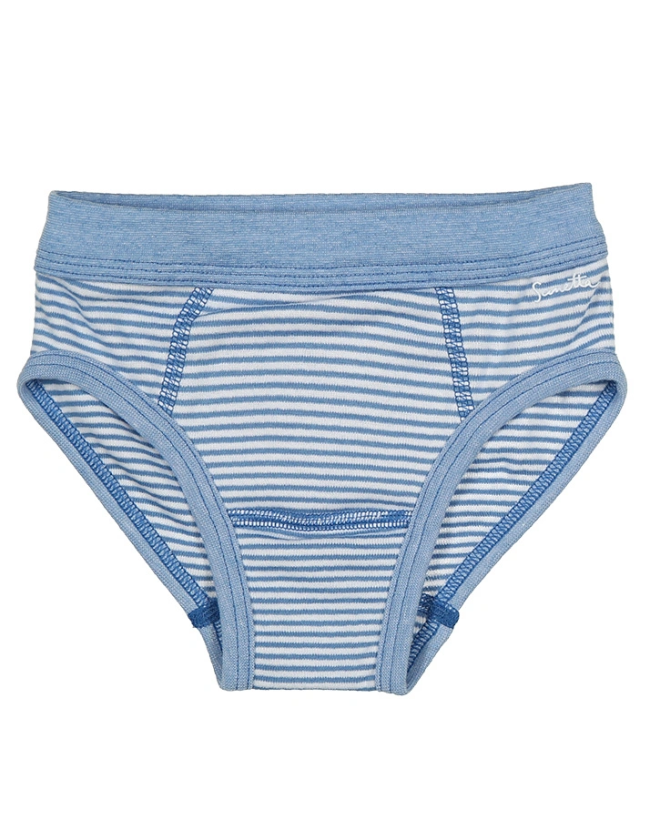 Unterhose COMFY 2er-Pack in weiß/hellblau