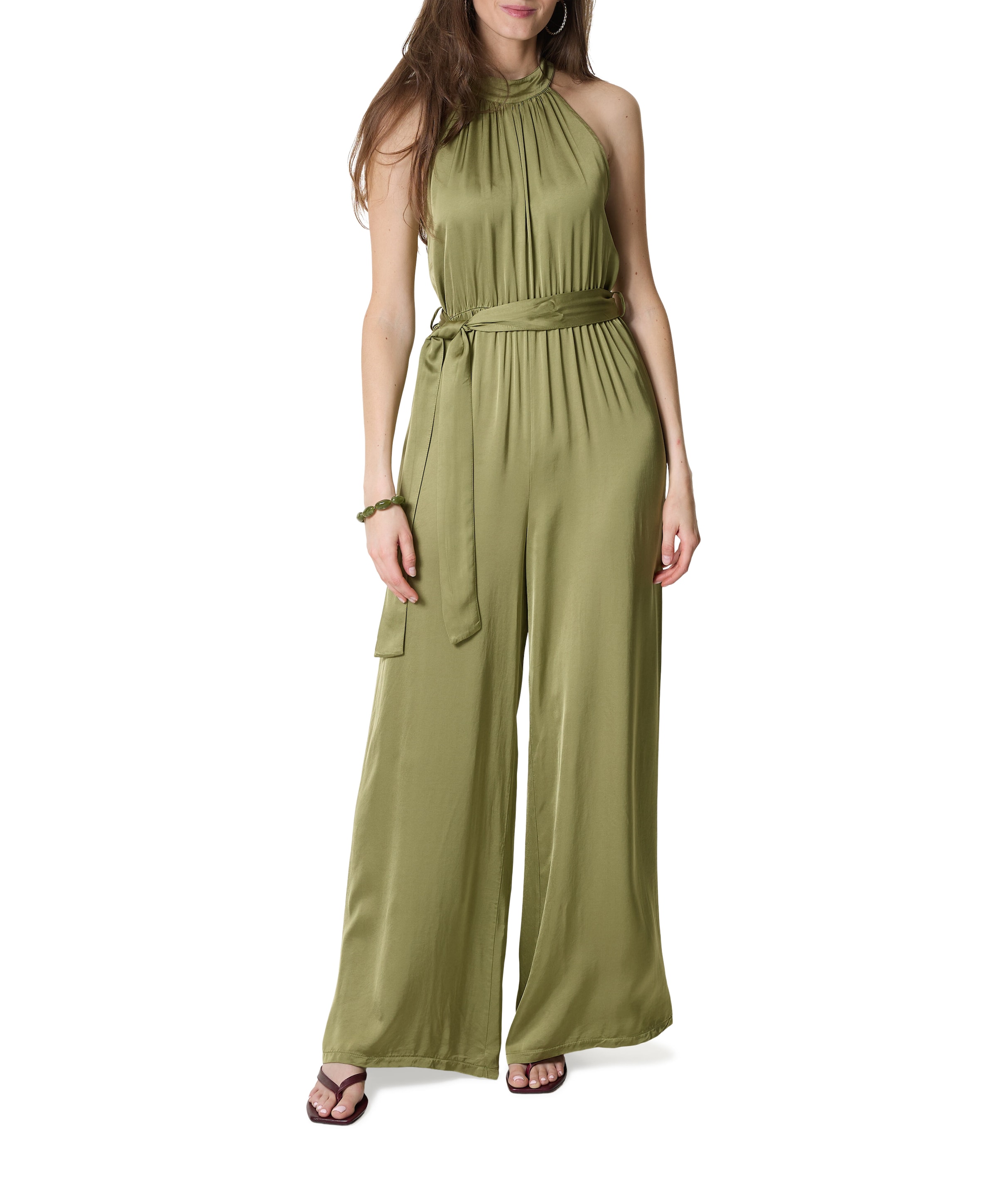 Freebird Festive Dames jumpsuit groen