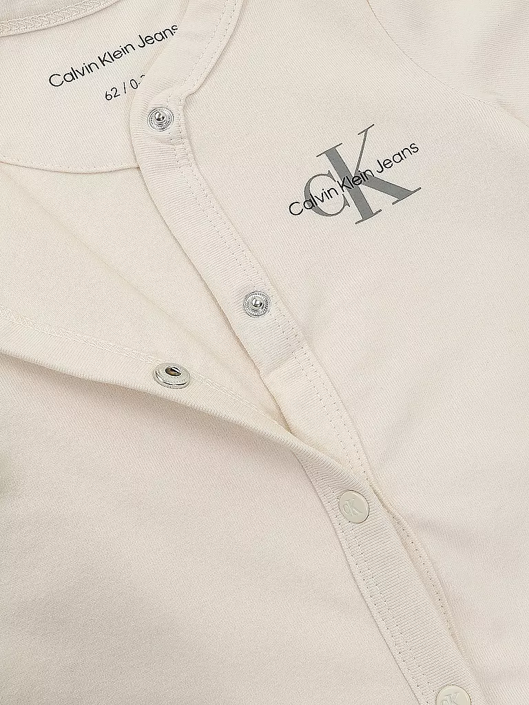 CALVIN KLEIN JEANS Baby Schlafoverall beige