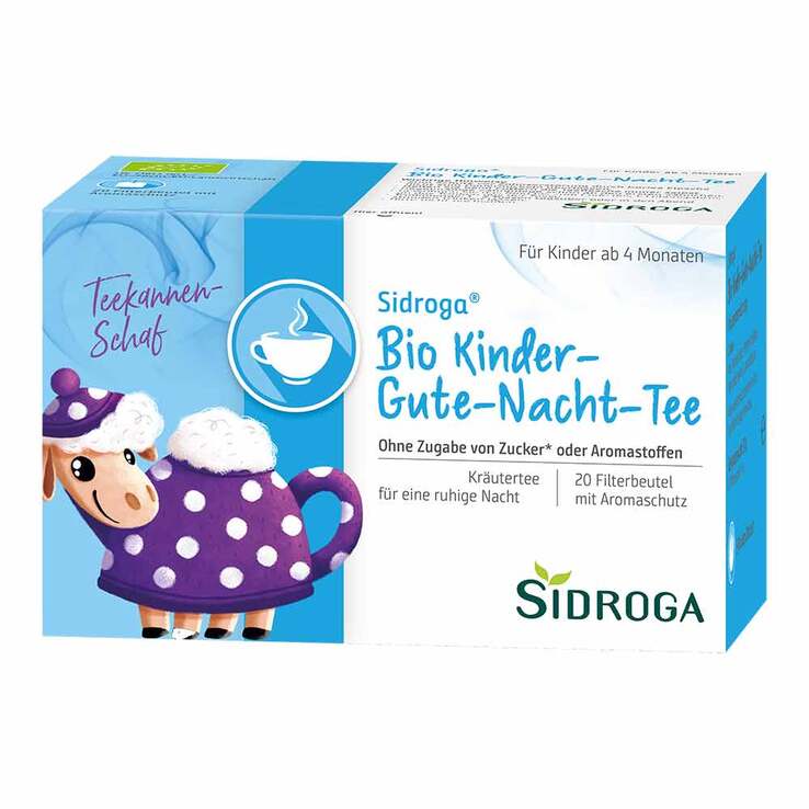 Sidroga Bio Kinder-Gute-Nacht-Tee Filterbeutel, 20X1.5 g