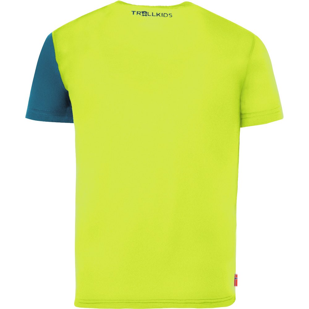 Trollkids Sandefjord T-Shirt Kinder petrol lime