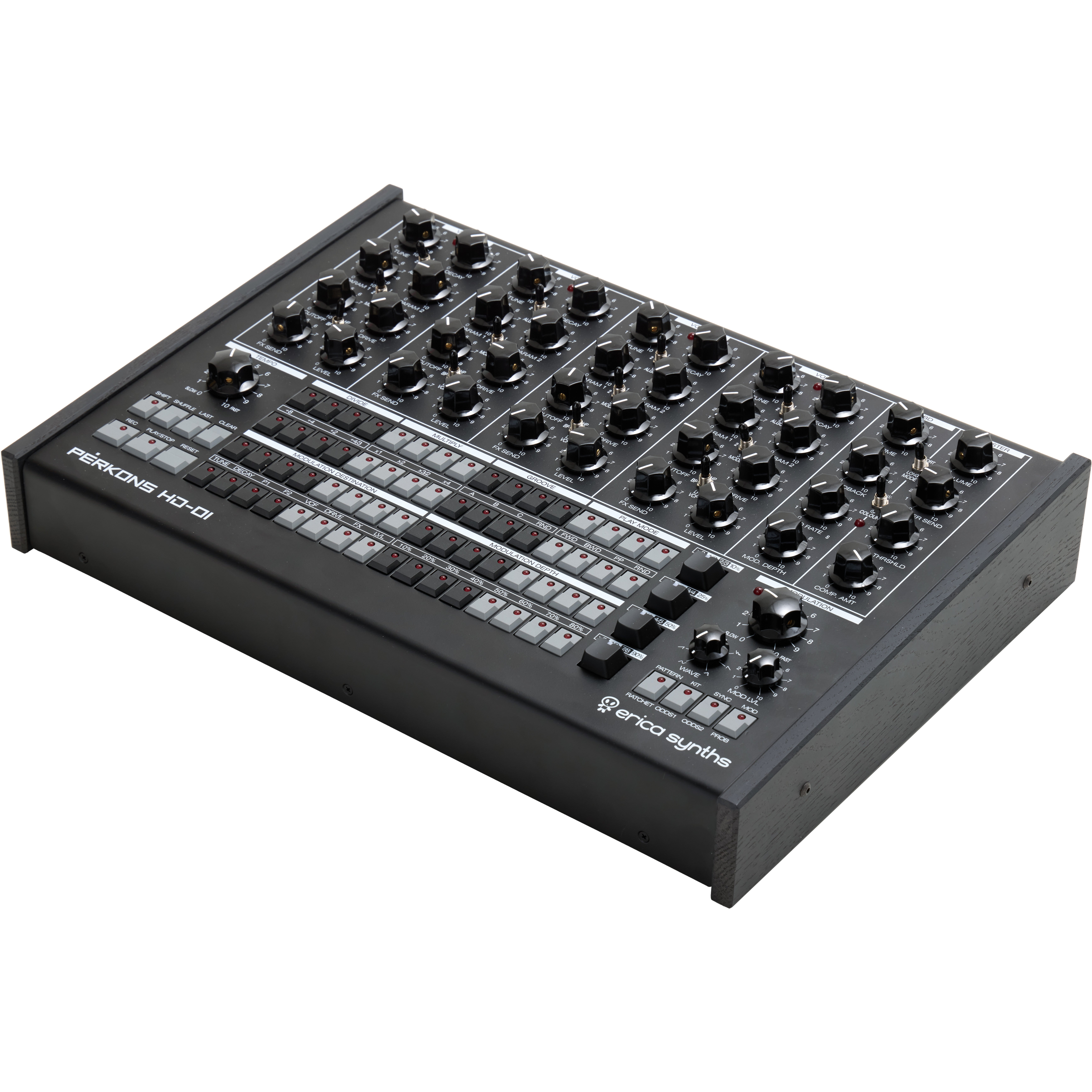 Erica Synths Perkons HD-01 BK drumcomputer