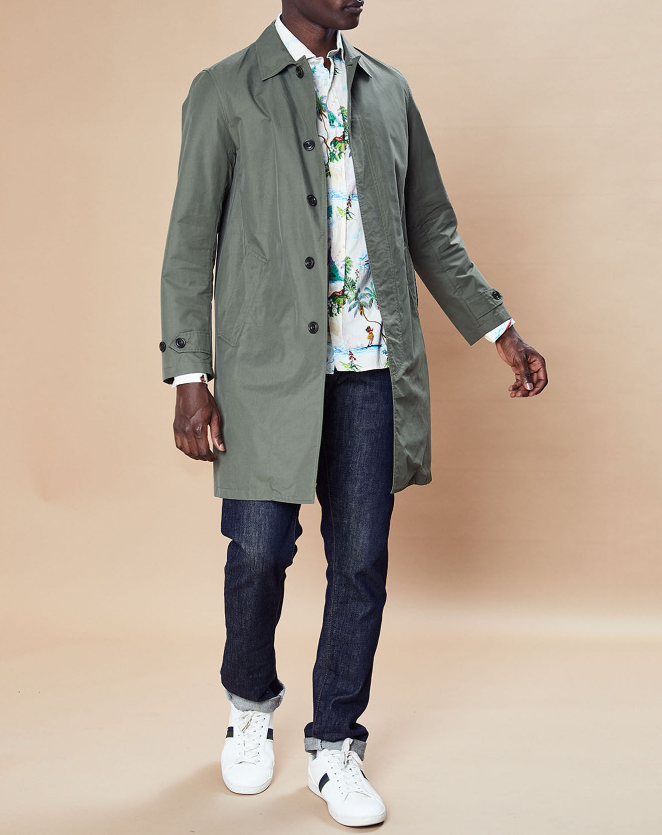 Hartford Manteau imperméable Jorrow kaki