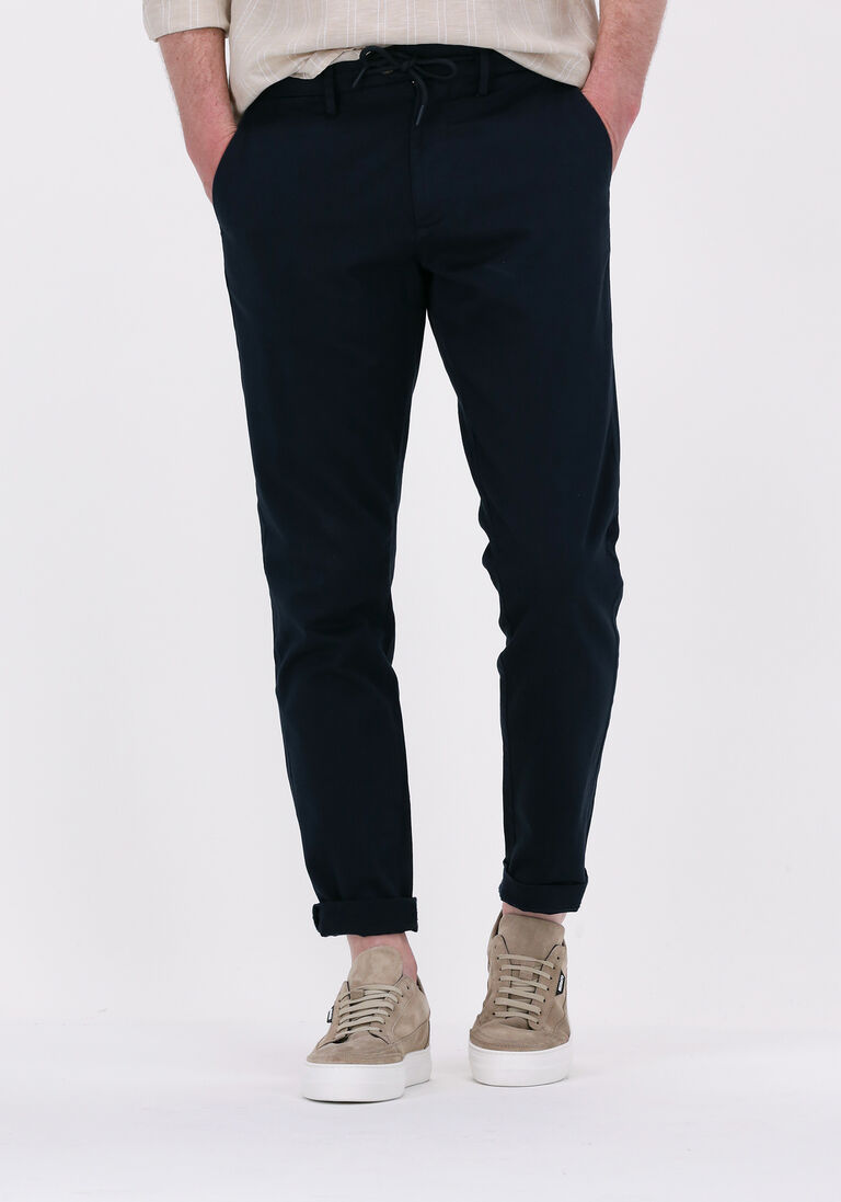 DSTREZZED blauwe dstrezzed chino lancaster tapered jogger twill knit