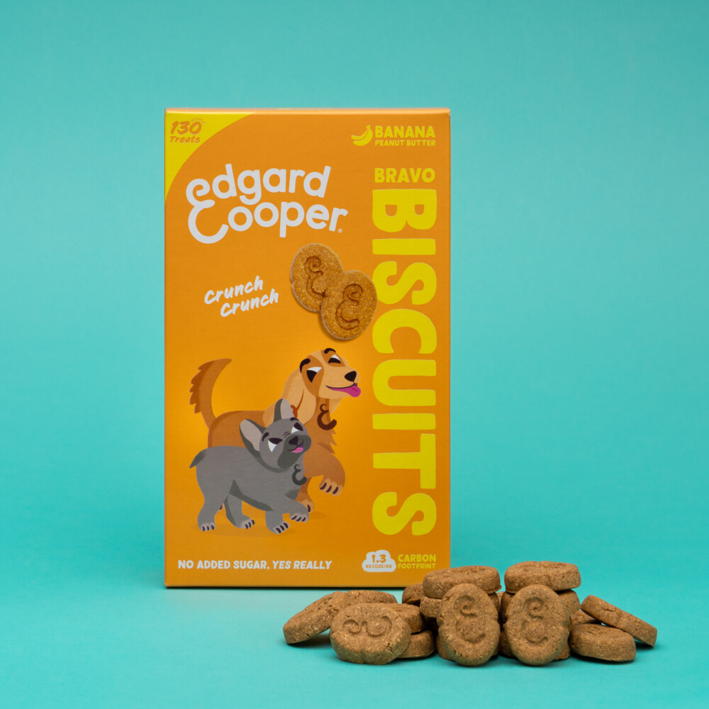 Edgard & Cooper Adult BiscuitBanaan & Pinda400 gr