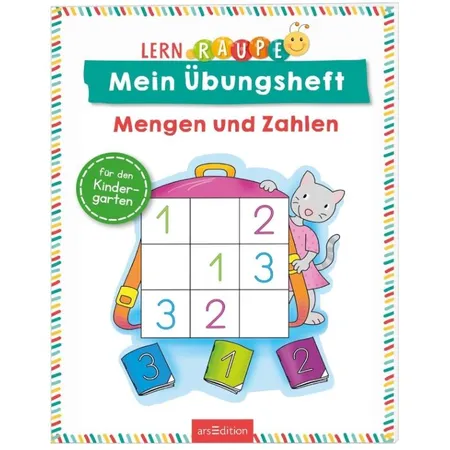 ars Edition Lernraupe - Mein Übungsheft: Mengen und Zahlen