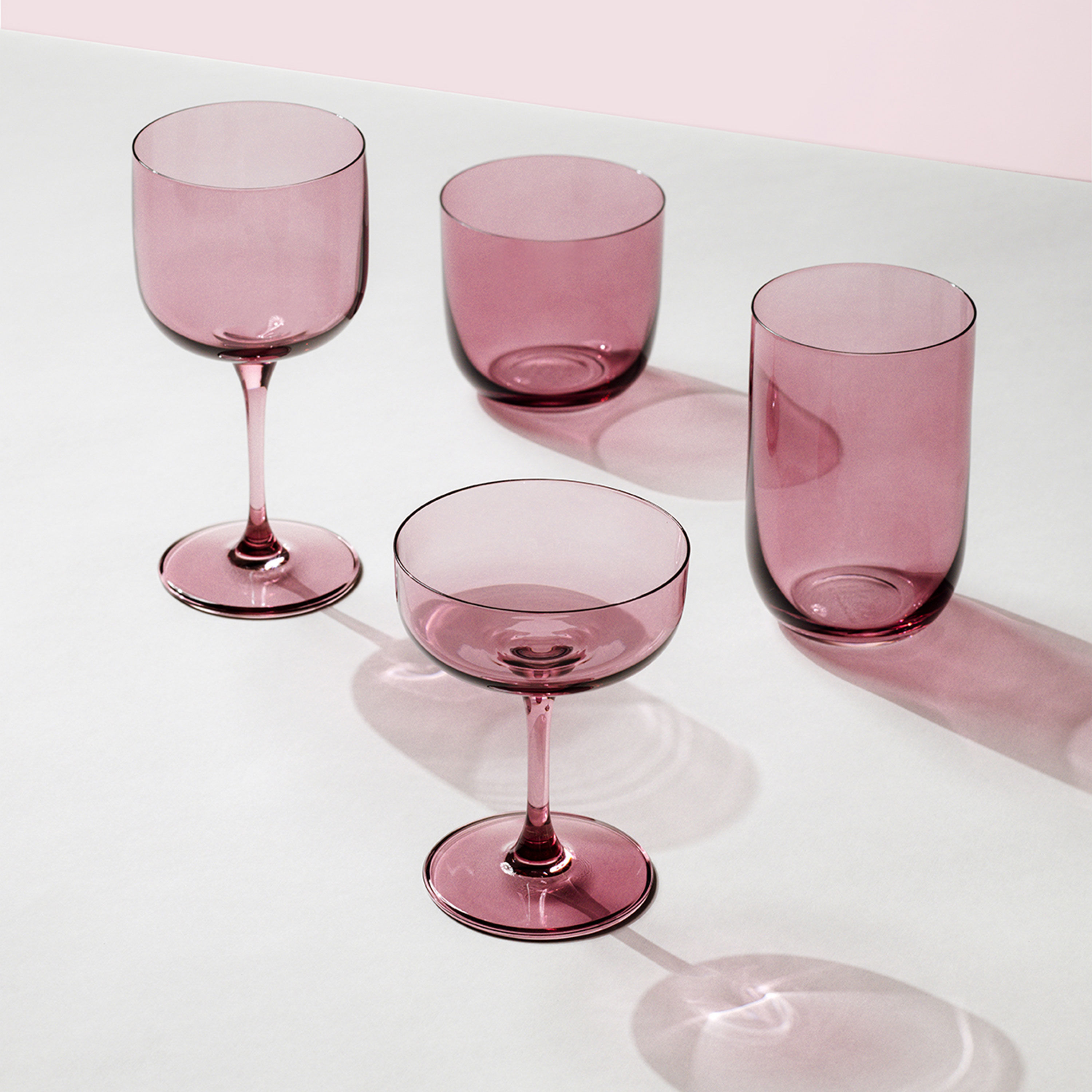 Like Glass Wine glass Purple, 6.8 oz, crystal glass