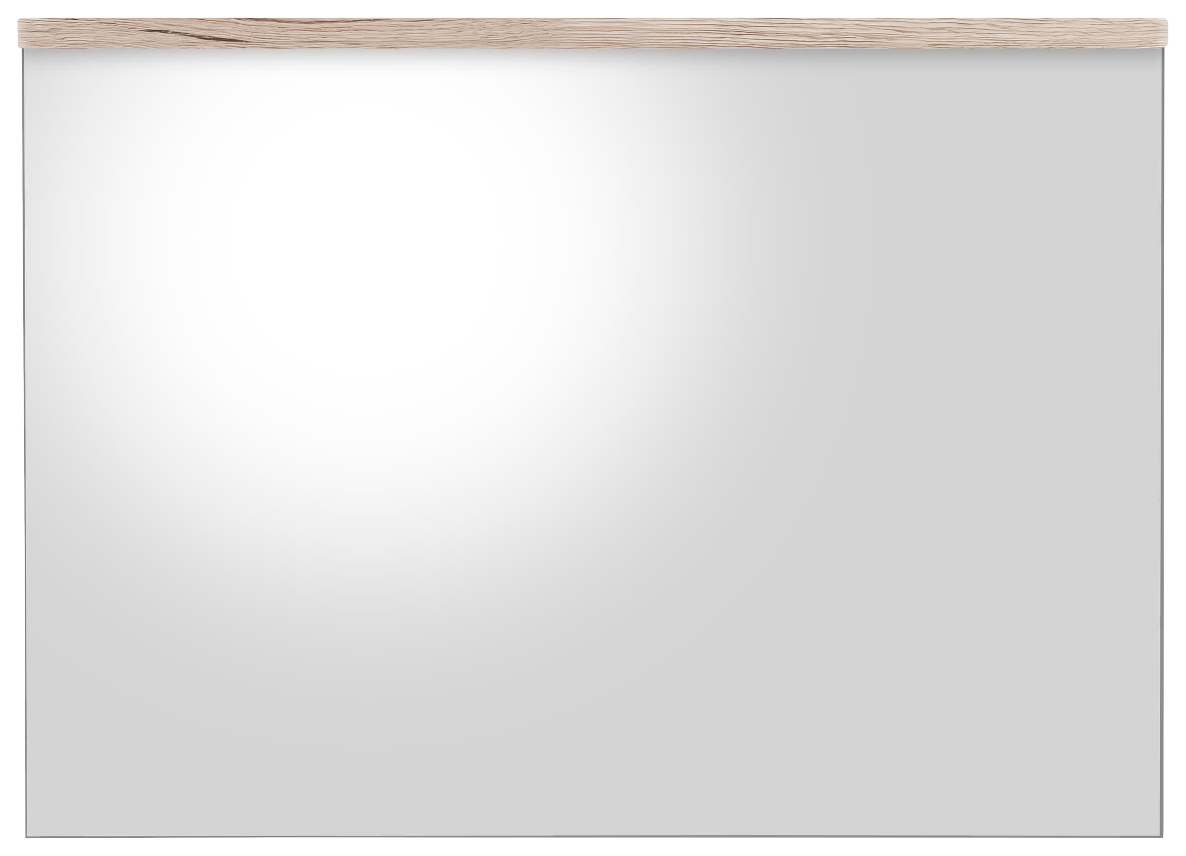 welltime Badspiegel »Toulon« Wandspiegel mit Echtholzoptik-Detail - Masse (B/T/H) 60/2/55 cm