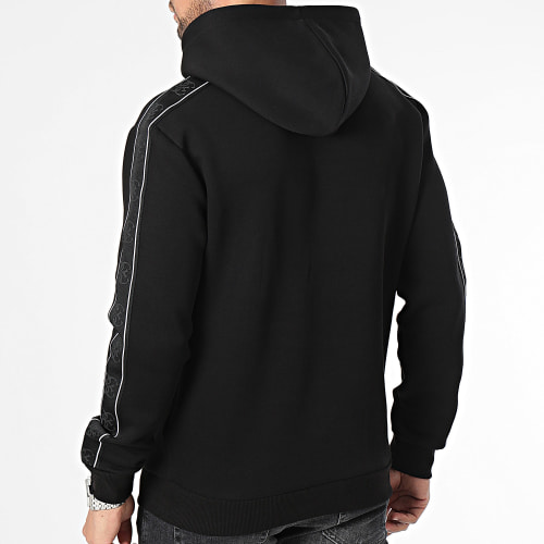 Sweat Capuche A Bandes Z4RQ21-KB3P2 Noir