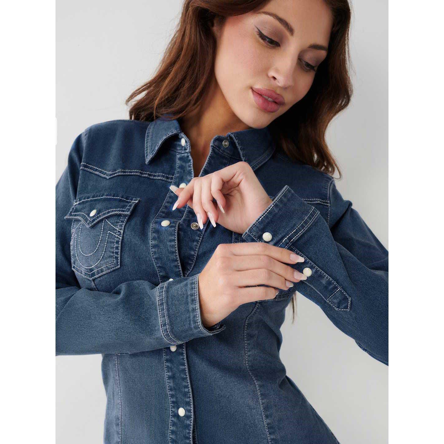 True Religion Western Denm Sh Ld99