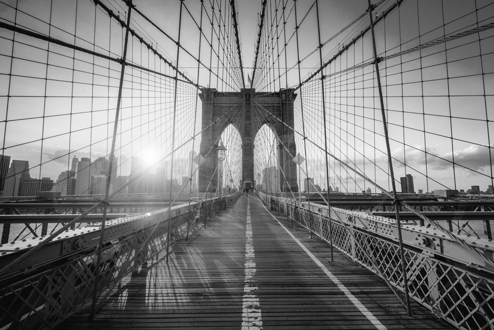 Akustikbild BROOKLYN BRIDGE 80x120cm, 7kg