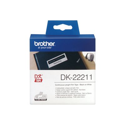 Brother DK-22211 - Rouleau d'étiquettes (2,9 cm x 15,2 m) - blanc