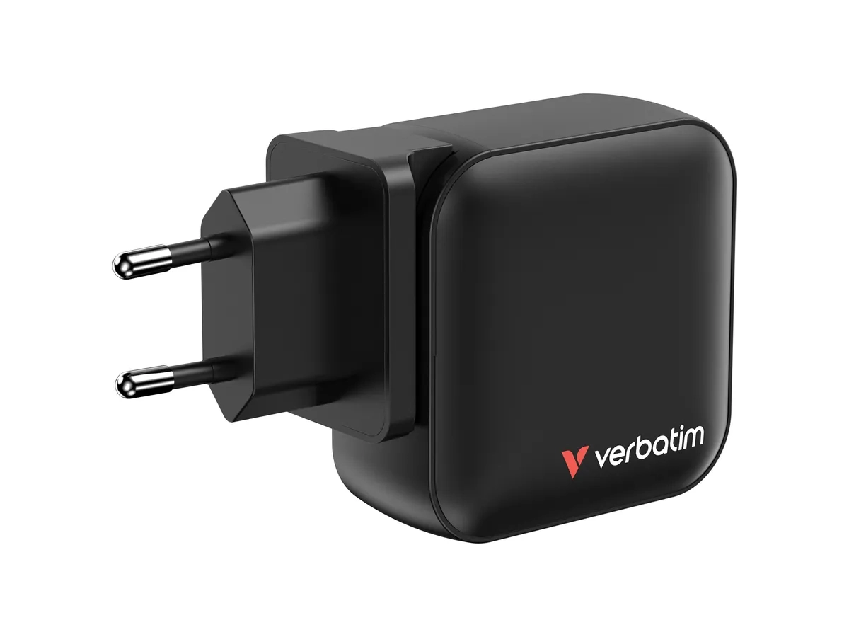 (100W) GaN 3-fach USB C / USB A World Travel Ladegerät Power Delivery Netzteil (32231) - Schwarz
