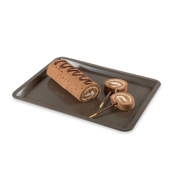 Plaque à pâtisserie acier revêtu anti-adhérent 40 cm Mathon