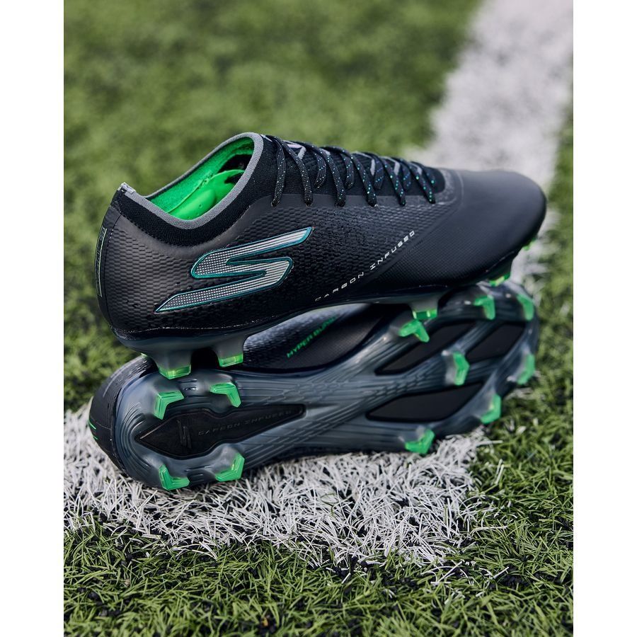 Skechers Razor 1.5 FG Evergreen - Noir/Argenté/Vert