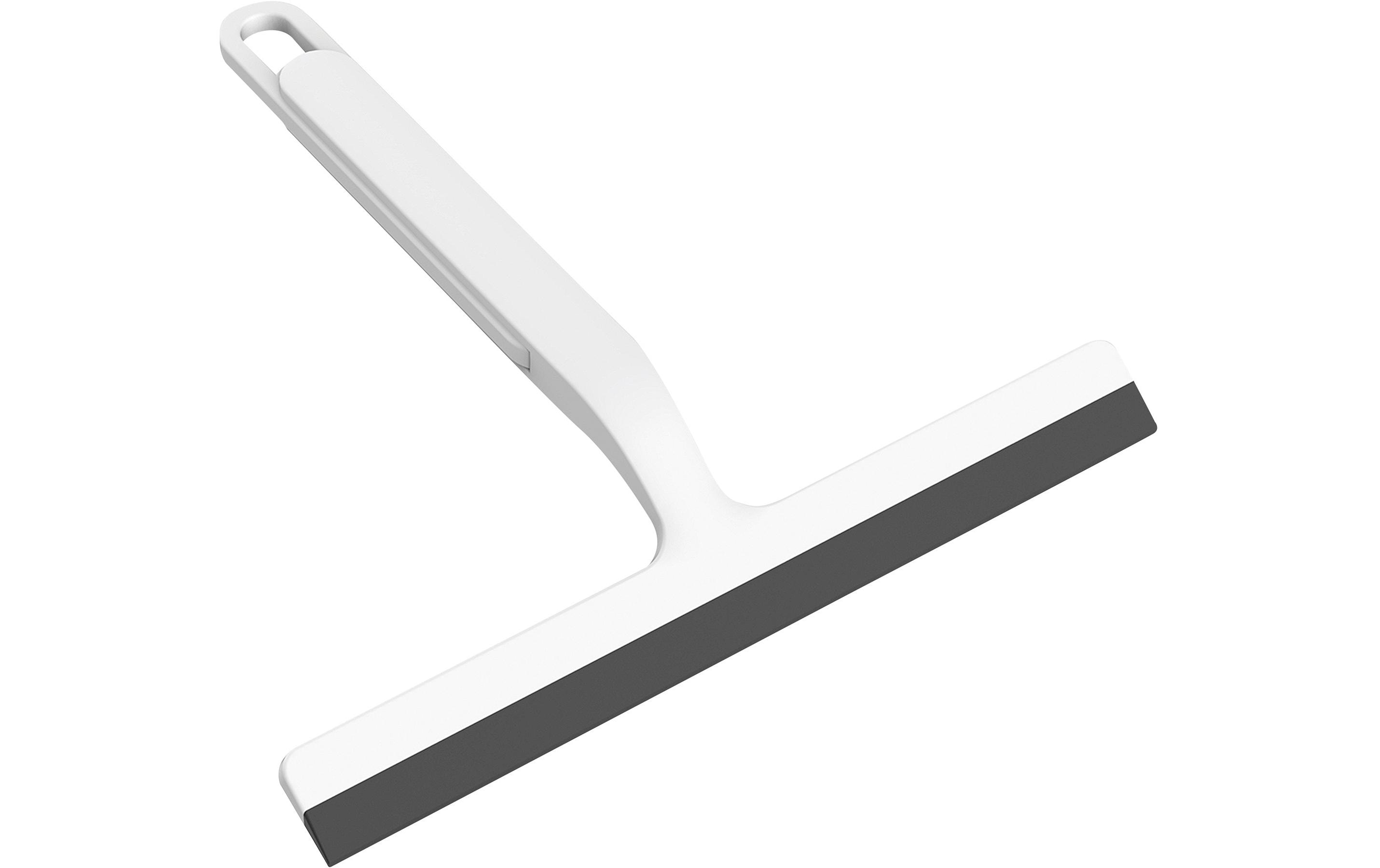 Duschabzieher ausziehbar 24 bis 30 cm, Schwarz/WeissDuschkabinenreiniger