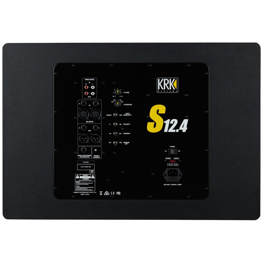 KRK S12.4 actieve studio subwoofer (per stuk)