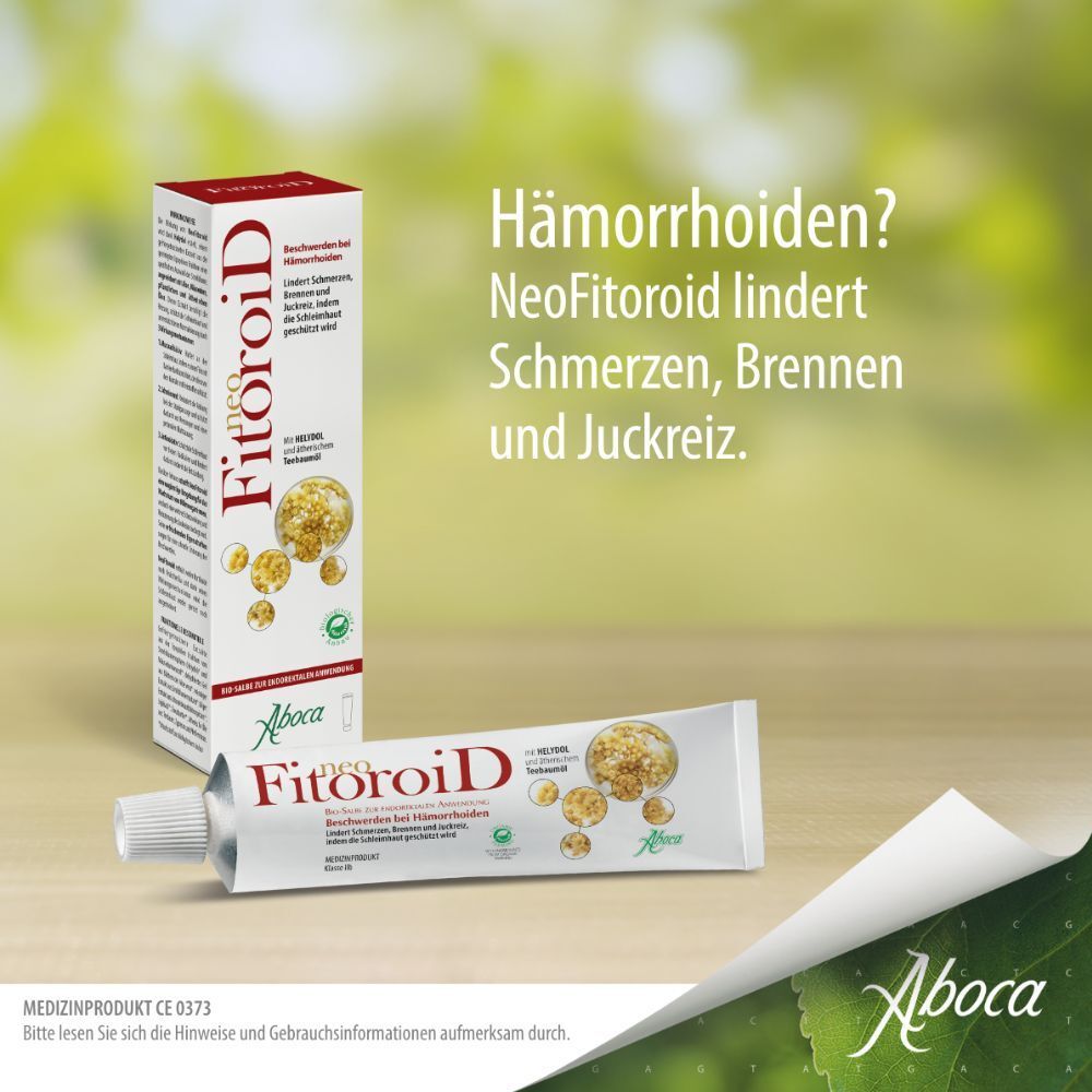 NeoFitoroid Bio-Salbe bei Hämorrhoiden
