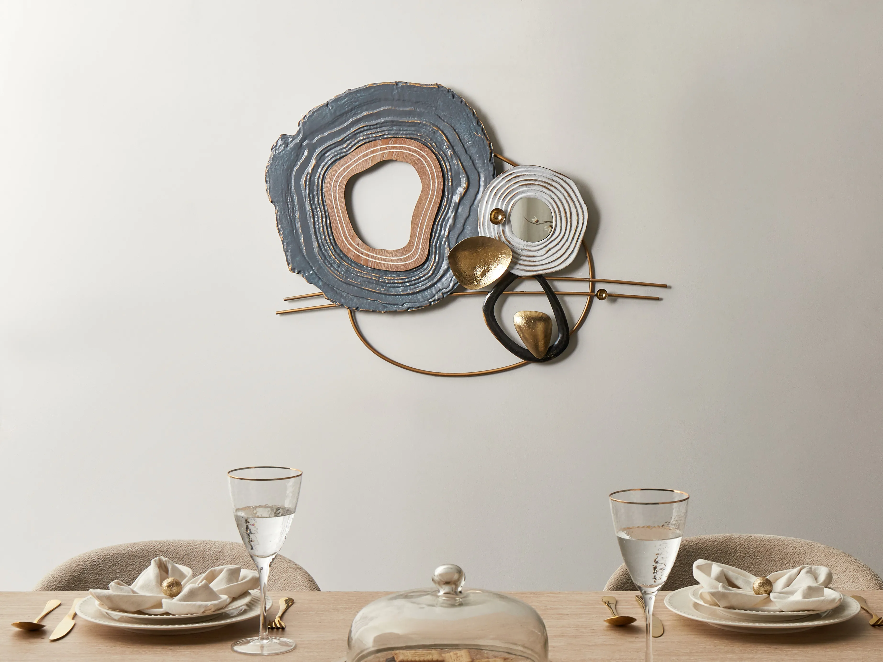 Wanddecoratie NEPTUNIUM Metaal 62 cm Meerkleurig