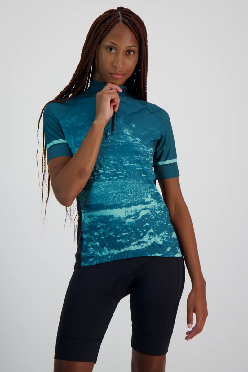 Stoke Ruba Half Zip Damen Biketrikot