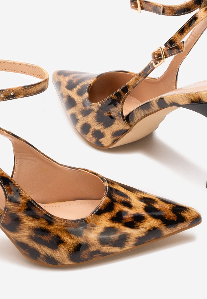 Chaussures à talon fin leopard Ranoa