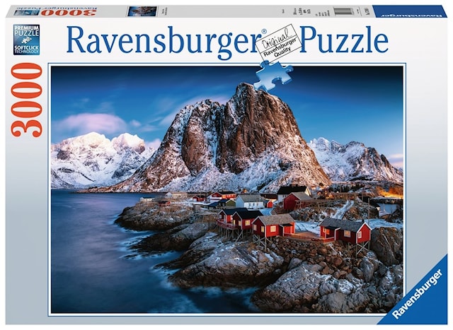 Hamnøy, Lofoten, Puslespill, 3000 brikker, Ravensburger