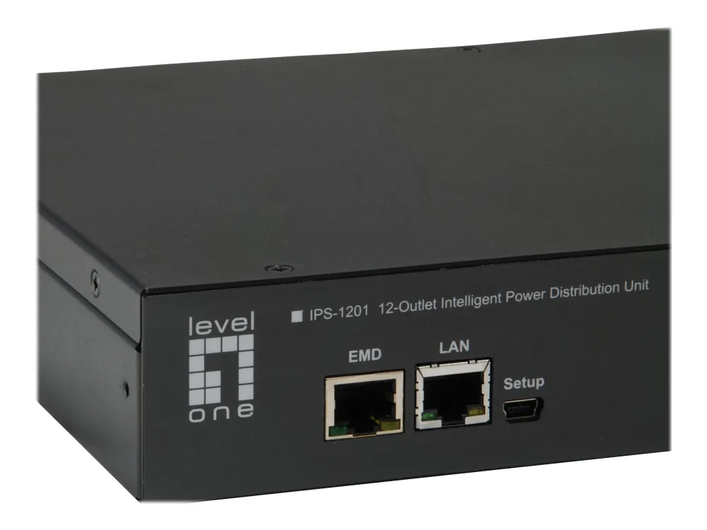 LevelOne IPS-1201E - Strømfordelingsenhed - AC 200 V - Ethernet - output-stikforbindelser: 12 (12 x IEC 60320 C13)