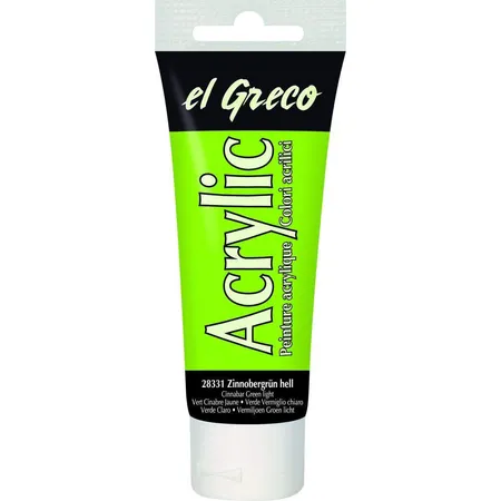 KREUL el Greco Acrylic Zinnobergrün hell 75 ml Tube