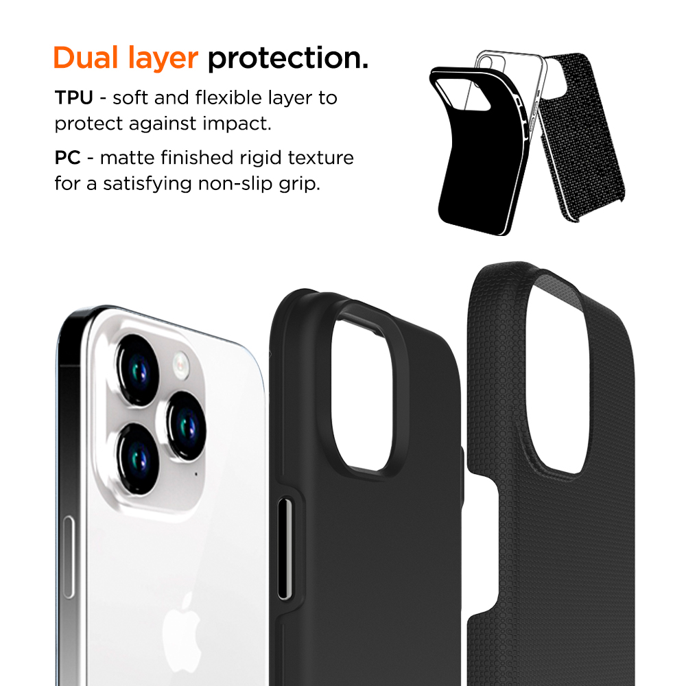 iPhone 15 Pro North Case Premium Hybrid Schutzhülle (EGCA00477) - Schwarz