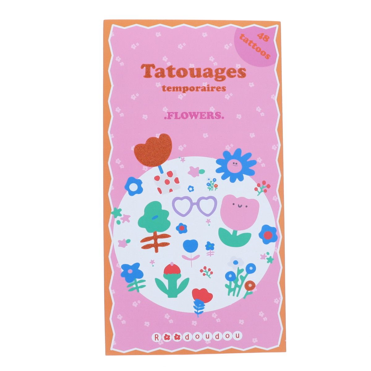 Set de 2 planches de tatouages temporaires 