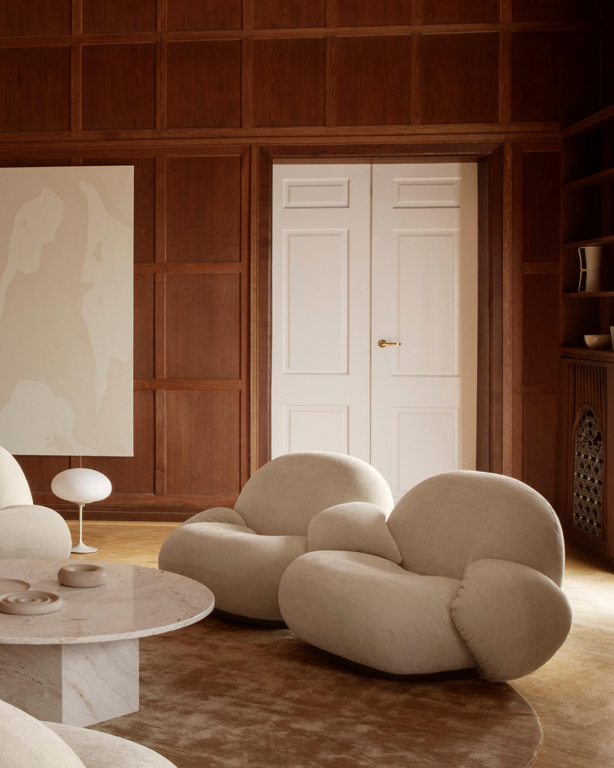 Gubi Pacha 2-zits sofa, dedar belsuede 007