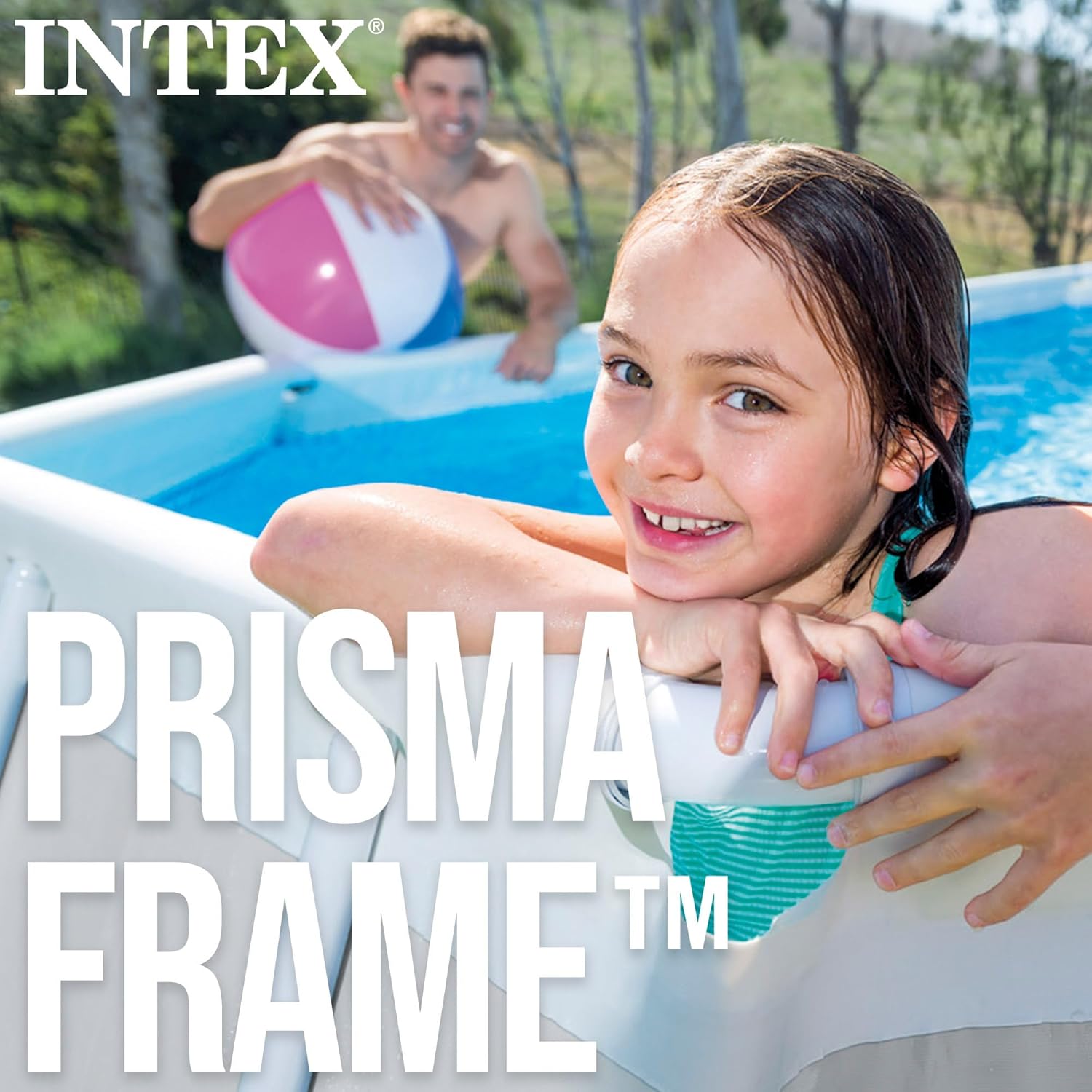 Intex 4M X 2M X 1.22M Prism Frame Rectangular Pool Set