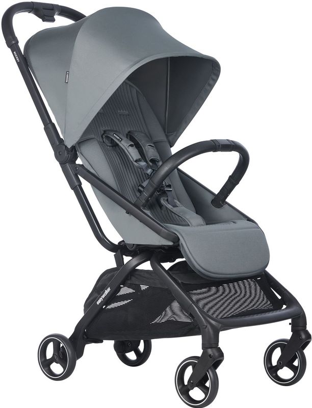 Easywalker - Rockey - Buggy - Zwart - Hoogwaardige Bekleding