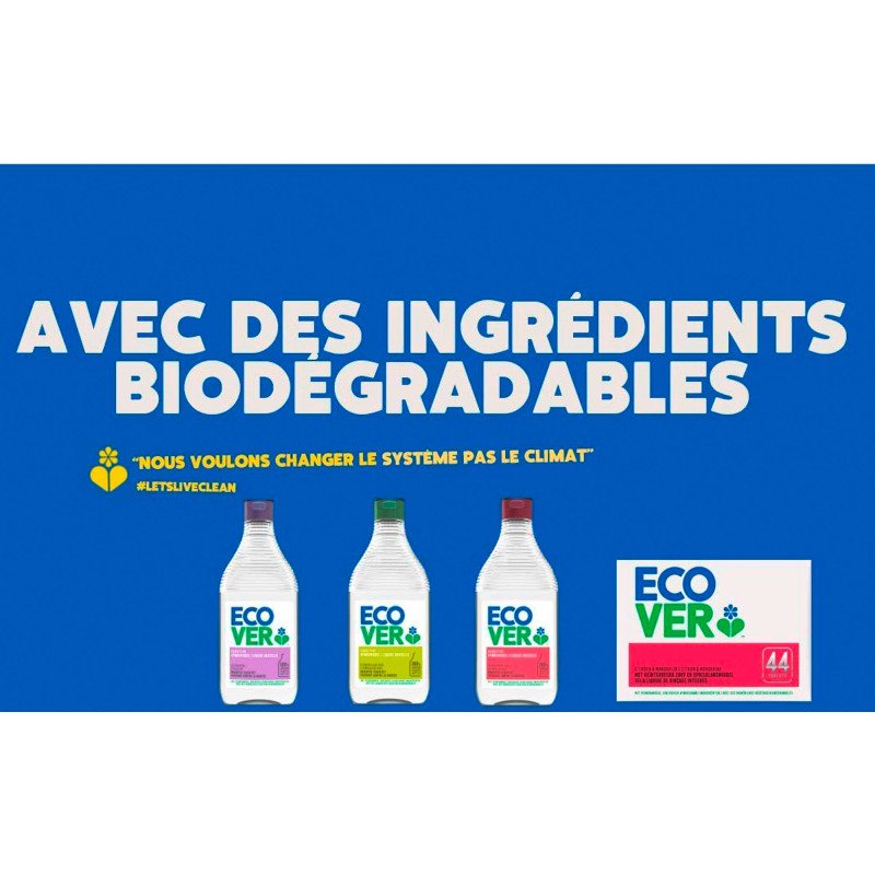 Liquide vaisselle mains Ecover citron et aloë vera – Flacon de 950 ml