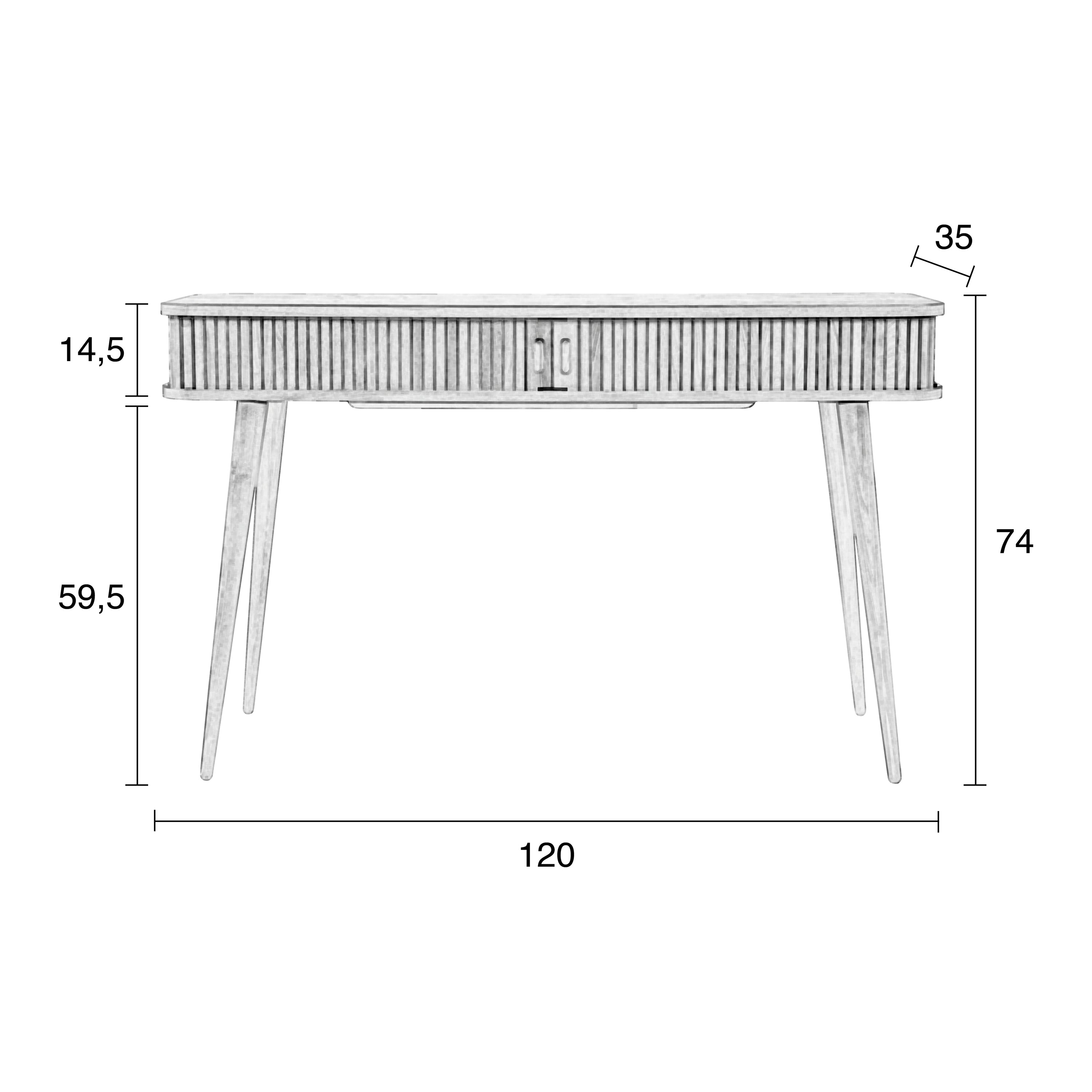 Zuiver Barbier Sidetable - Zwart