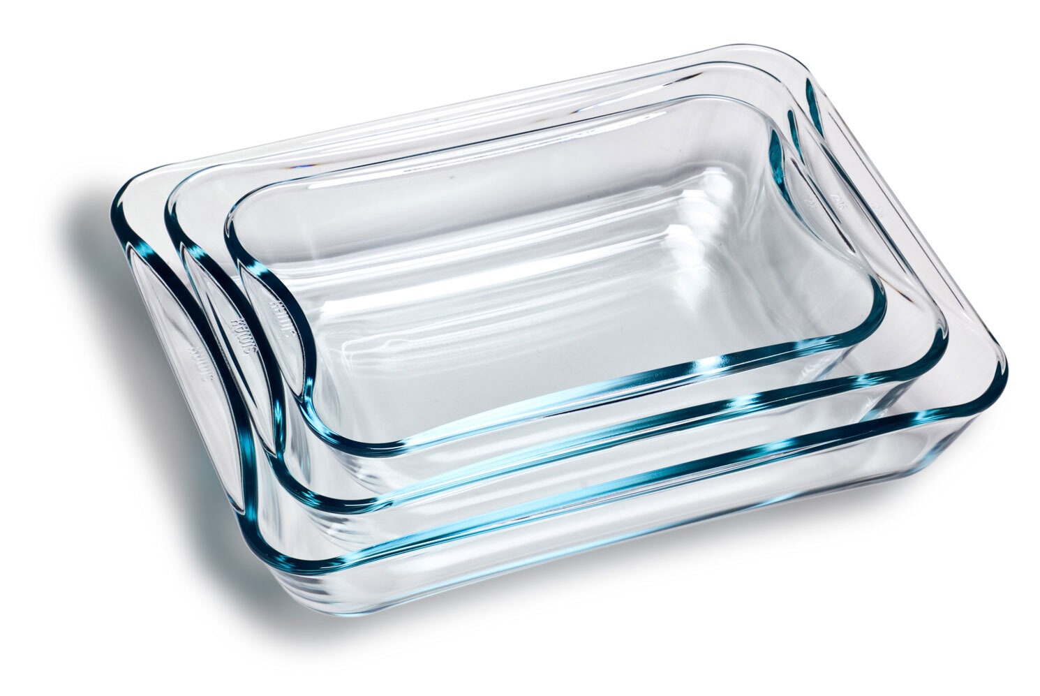 SIMAX exclusive Auflaufform 3-teilig Glas