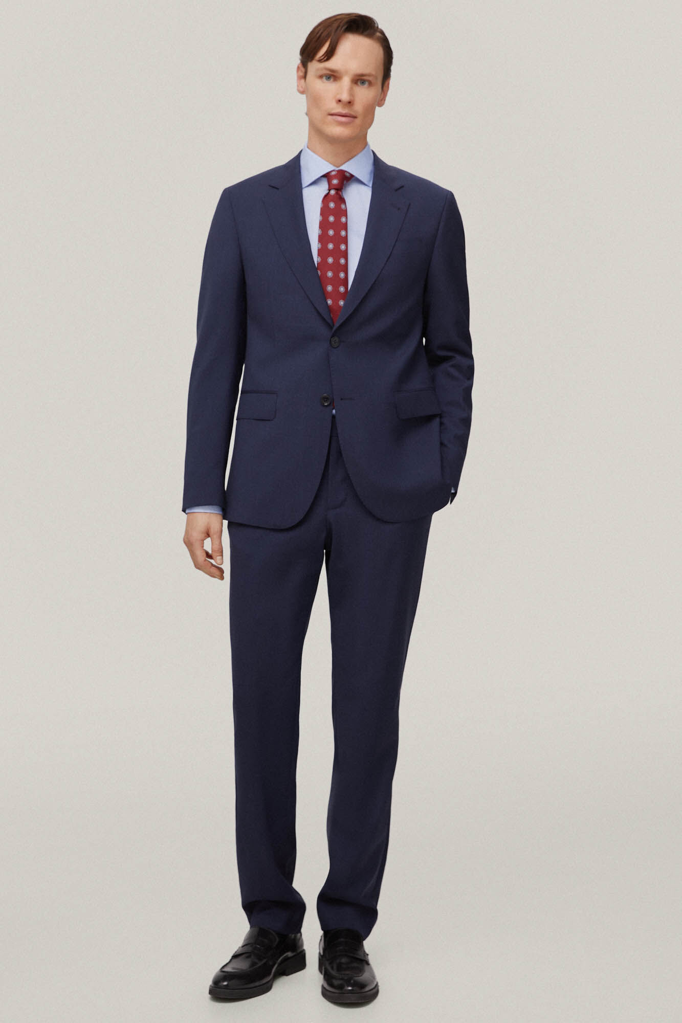 Terno slim fit - Azul