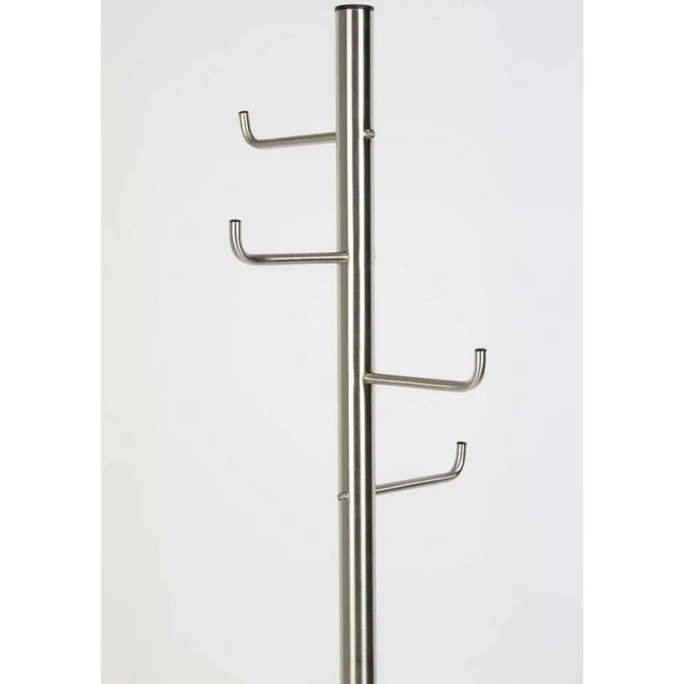 Housecraft Hooked kapstok staand metaal Zilver