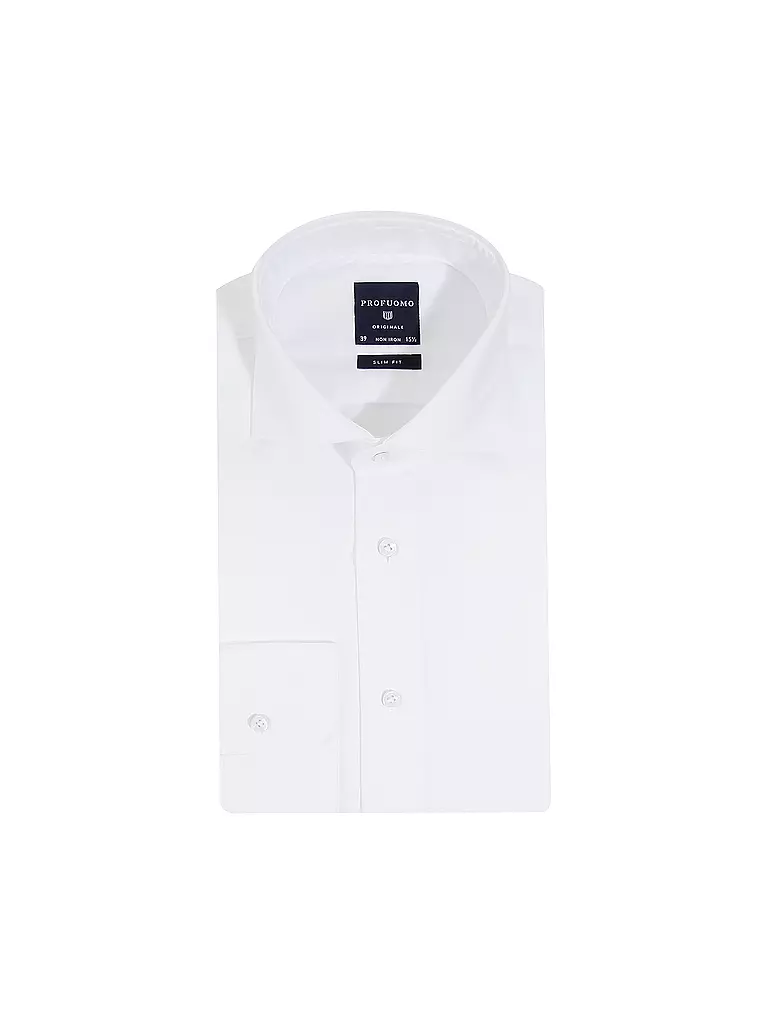 PROFUOMO Hemd Slim Fit weiss